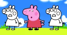 Color with Peppa A Happy Piggy Adventure!