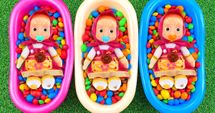 Candy Bathtubs, Bursting with Sweetness