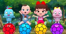 Soccer Fun with Colorful Friends!