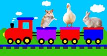 Animals on the Fun Train!