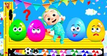 Colorful eggs make great friends