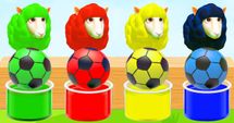 Sheep and Balls Are a Perfect Color Match