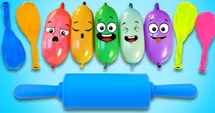 Balloons with Faces: Ready to Roll!