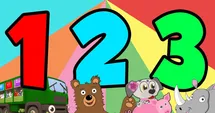 Animals join the colorful counting fun