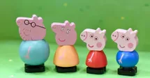 coloring:cute peppa family