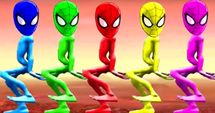 Spider friends pose in style