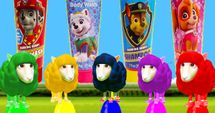 Shampoo Showdown with Colorful Sheep