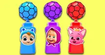 Bottle Characters with Fun Hats