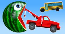 Can a watermelon eat a truck?