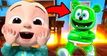 The gummy bear saves the day