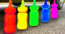 Colorful Bottles are Ready to Race!