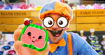 Watermelons with faces bring smiles