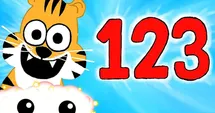 Spot the tiger and count to three