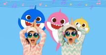 paint:children play with babayshark