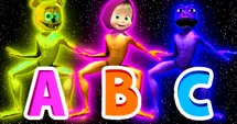 Dancing letters in space